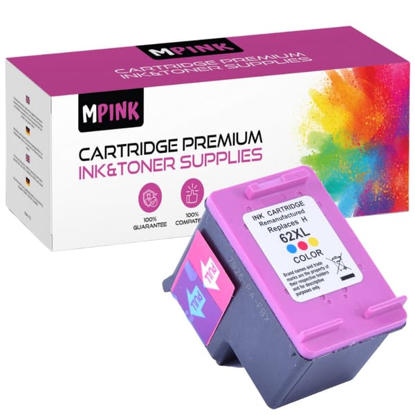 HP 62XL CMY GP -muste