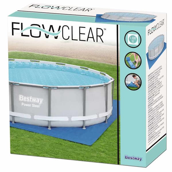 Bestway Flowclear poolmatta, 488 x 488 cm