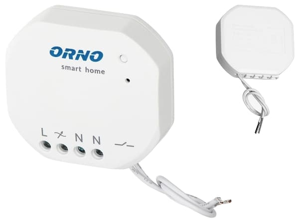 Infälld mini-strömbrytare för smart hem i lådan