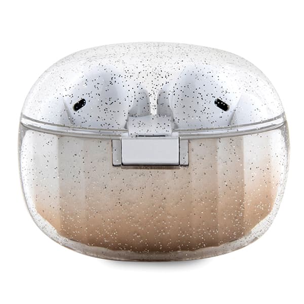 Guess Bluetooth Glitter Gradient TWS In-Ear Hovedtelefoner + Dockingstation, Guld