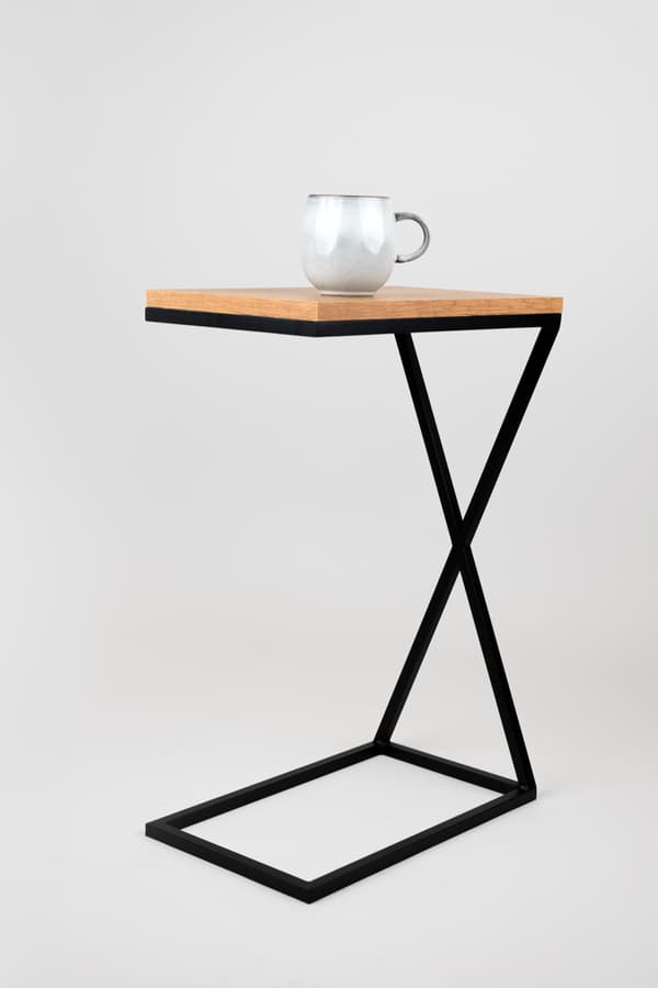 Your Loft Design sidebord sort træ Monte 40x25x60