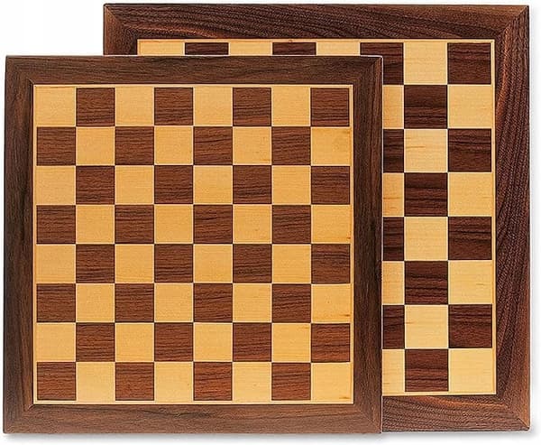 Icke-vikbart schackbräde, Cayro, tillverkat av trä 35 x 35 cm - 2 spelare
