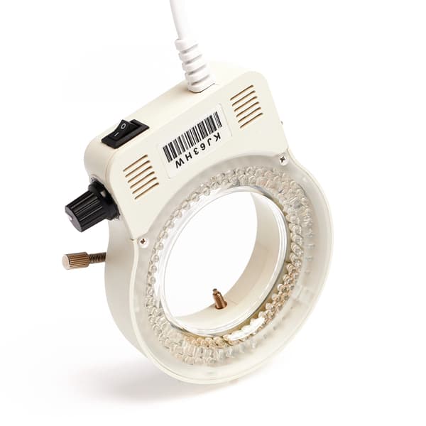 Techrebal justerbar 144x LED-belysning til mikroskop