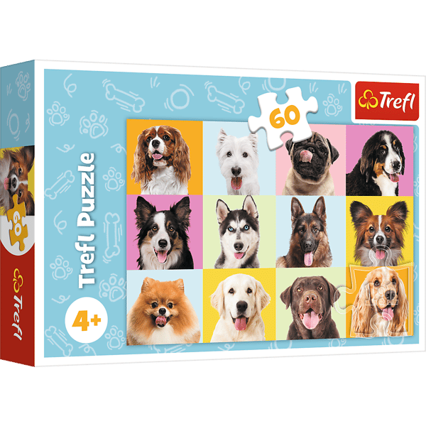 17374 "60" - Sweet dogs / Trefl