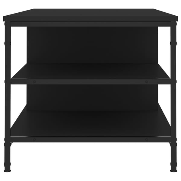 vidaXL sofabord, sort 100x50x45 cm, træbaseret materiale