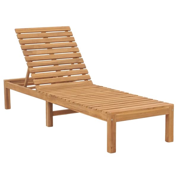 vidaXL liggestol massiv teak