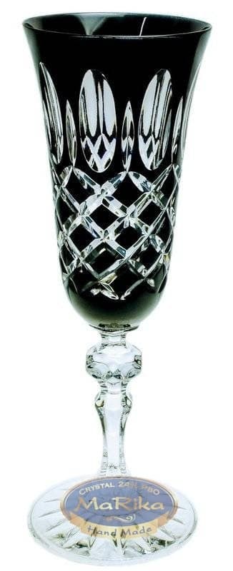 Sorte krystal champagneglas 150ml Krata Olive