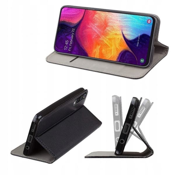 SMART BOOK-ETUUR MED FLAP til Samsung Galaxy A22 4G+ GLAS