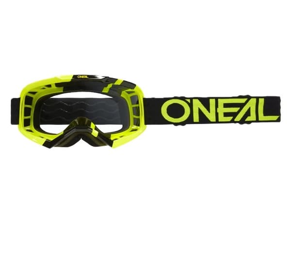 O'neal Vault Solid motocrossglasögon svarta gula, MTB, Enduro, ATV
