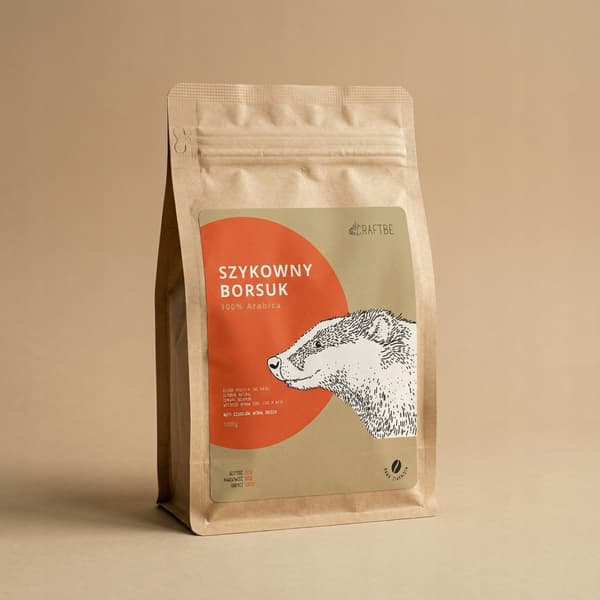 Craftbe Kaffebönor Chic Badger 250g