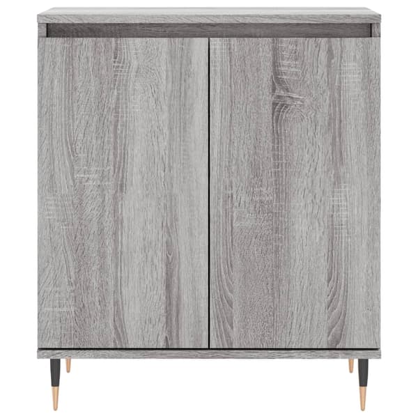 vidaXL kommode, grå Sonoma-eg, 60x35x70 cm, træbaseret materiale