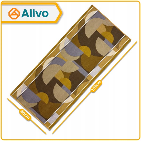 [5] kamæleon beige 80 x 150 cm skridsikkert tæppe D6973
