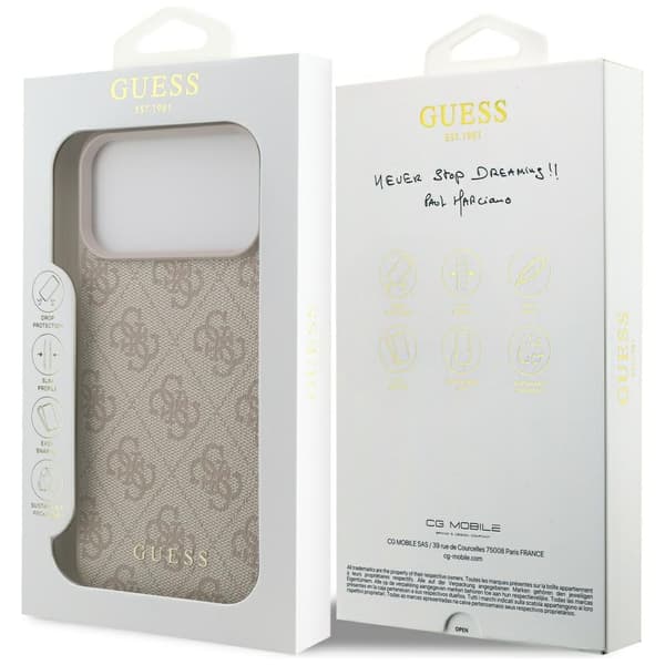Guess 4G Classic-skal till iPhone 17 Pro Max Rosa