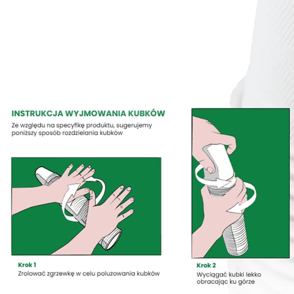 Sockerrörskoppar gratis SUP EKO BIO 250ml, 80mm 50st