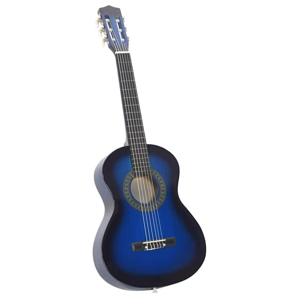 vidaXL Klassisk gitarr för nybörjare och barn, 1/2, 34", linsträ