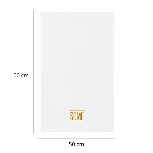 Premium vit handduk 50x100cm 800gsm BTW0480AA