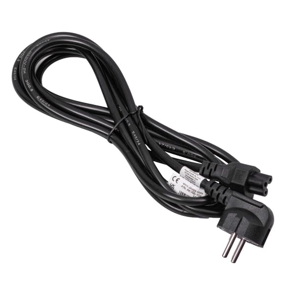 Akyga AK-NB-10A strømkabel kløverblad IEC C5 CEE 7/7 til bærbar computer 3m