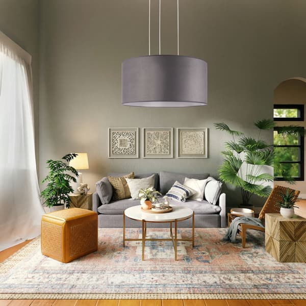 Tornado BAXL1 lampa, grå sammet