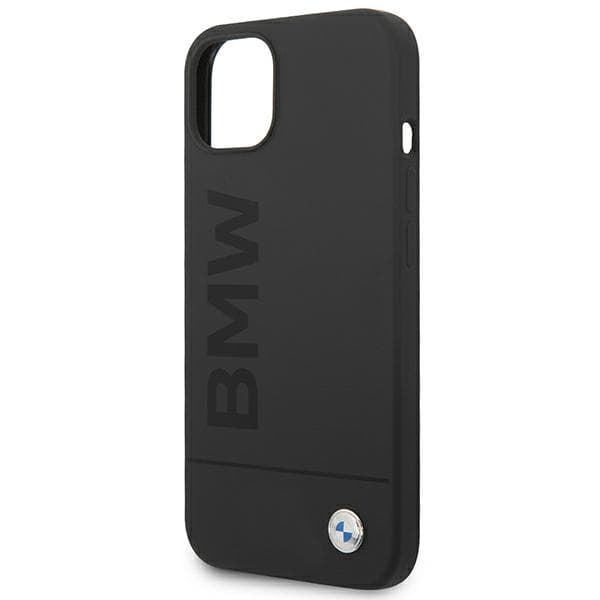BMW Silikone Signature Logo Magsafe-etui til iPhone 14 Plus, Sort