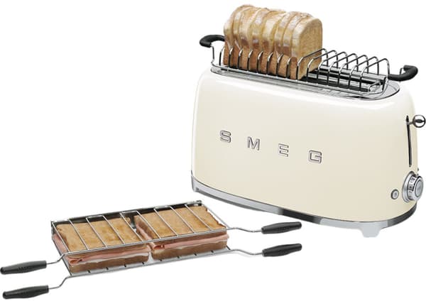 Smeg 50' Style Cream TSF02CREU leivänpaahdin