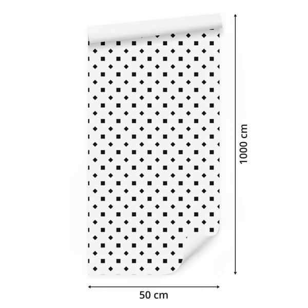 Dots-tapetti vaaleanharmaa ja valkoinen, vaaleanharmaa tausta 50x1000 cm
