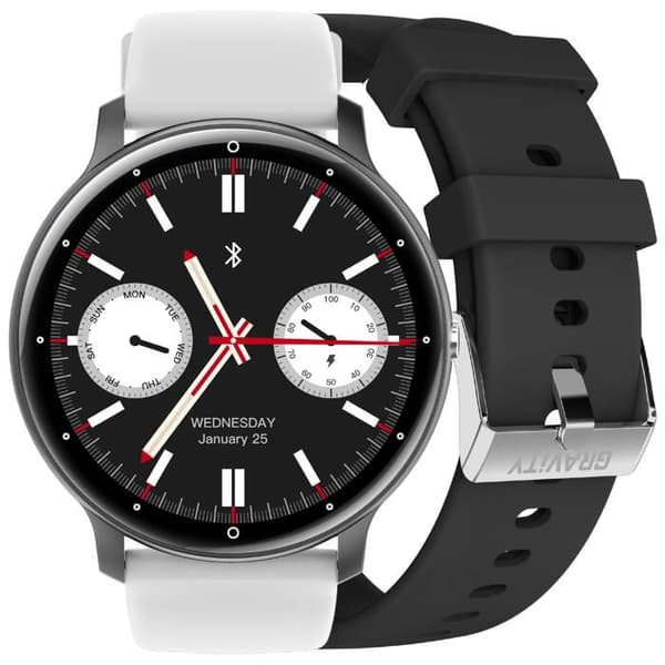 SMARTKLOCKA UNISEX GRAVITY GT1-4 PRO - BLUETOOTH-SAMTAL, EXTRA REM (sg027d)