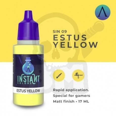 SIN-09-asteikon väri Instant Estus Yellow