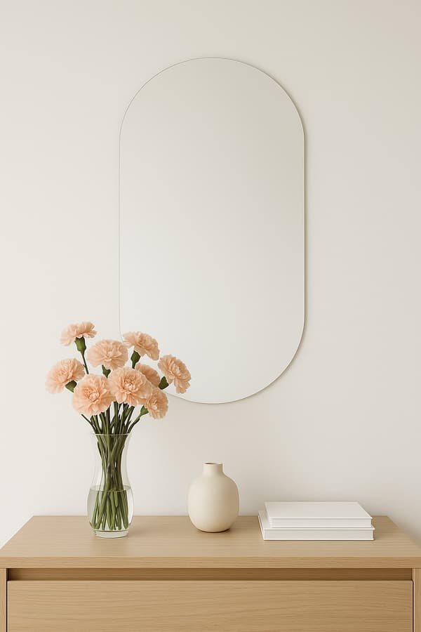 OVAL SPEGEL 60x95 CM FÖR HALL, BADRUM, VARDAGSRUM