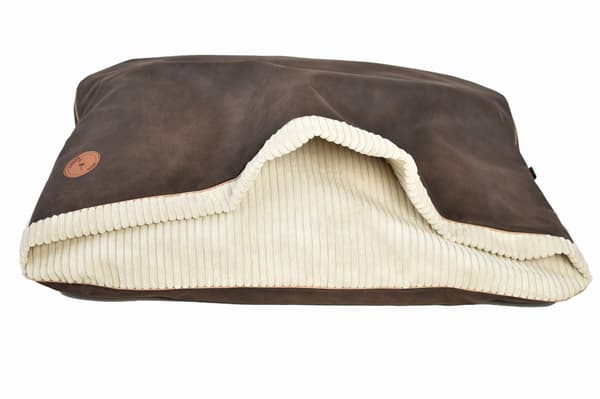 Mink NEL brun + creme 80cm x 60cm