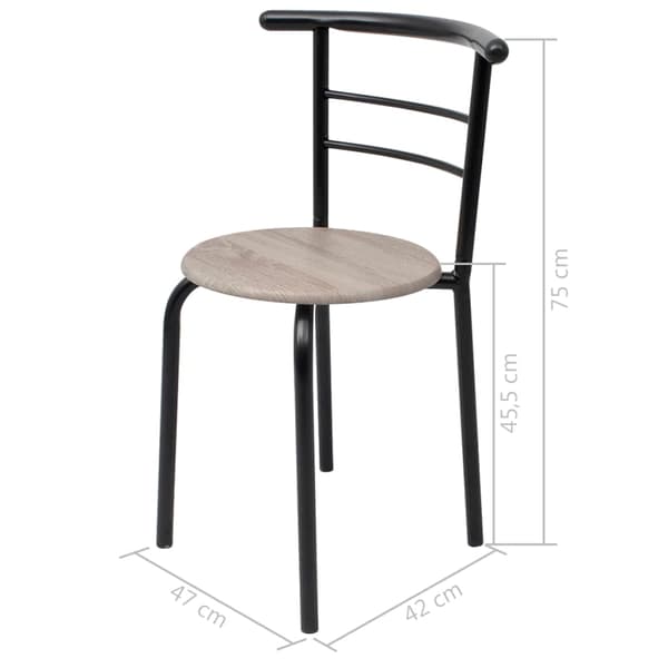 vidaXL MDF frukostbord