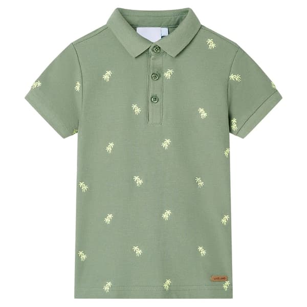 Børnepoloshirt, khaki, 116