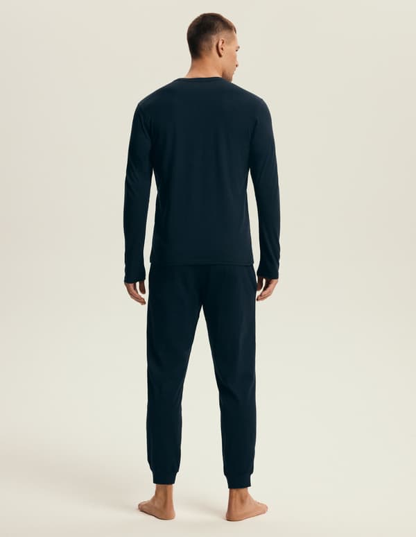 Mike Henderson herrpyjamas | Marinblå XXL