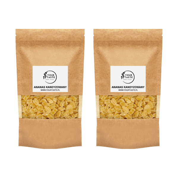 Kandiseret ananas 1 kg