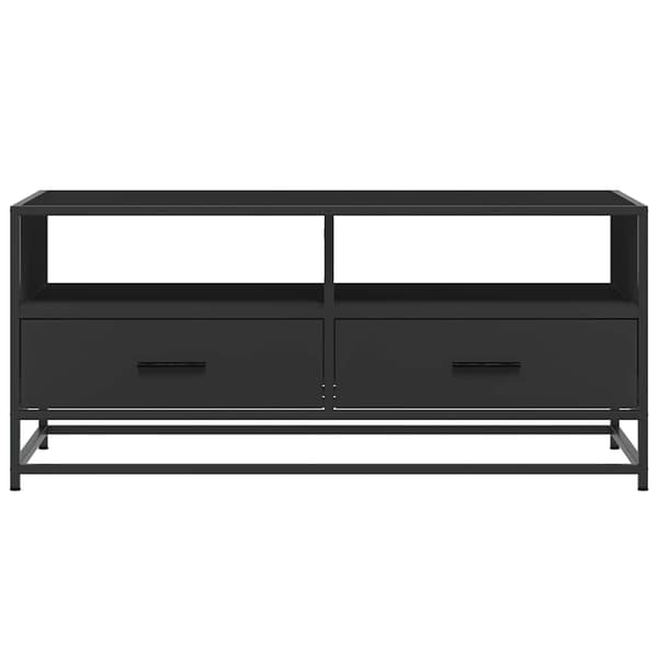 vidaXL sofabord, sort 100x50x45 cm