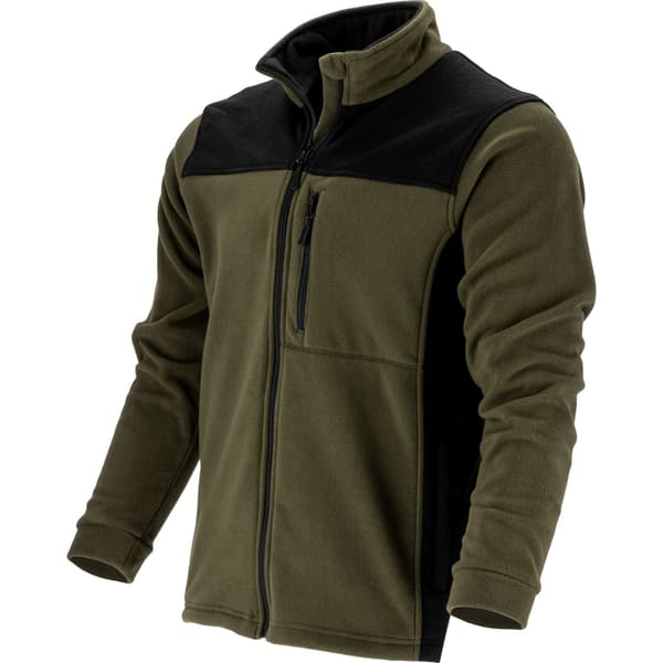 FLEECETRÖJA. KHAKI-SVART, "XL", CE, LAHTI