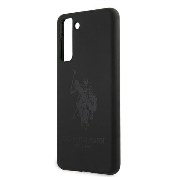 US Polo Silikone On Tone Etui til Galaxy S21 Sort