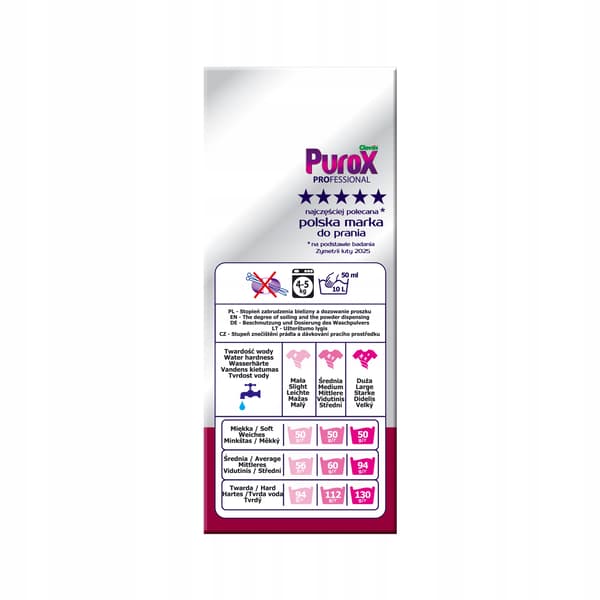 Purox Professionel Farve Vaskepulver 920g