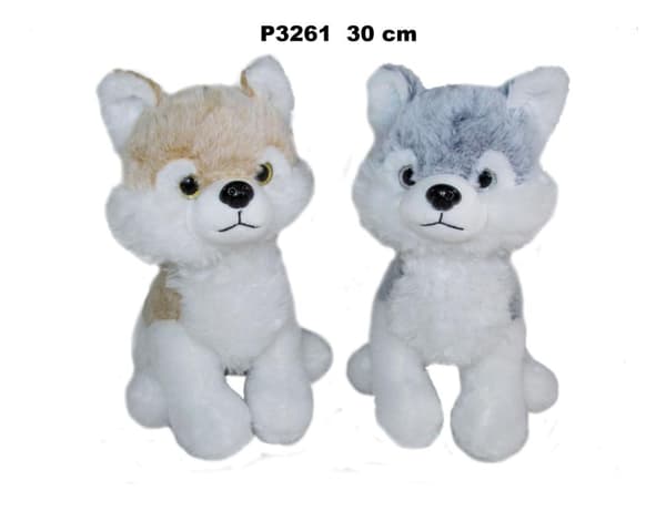 Husky-koira 30 cm SEKOITUS