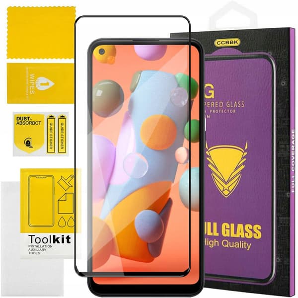 GLAS TIL SAMSUNG GALAXY A11 M11 FULD SKÆRM |OG