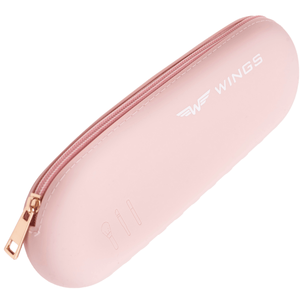 EP01 silikonvingar resefodral för borste rosa