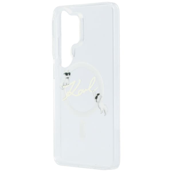 Karl Lagerfeld IML KC ScriptMagSafe-etui til Samsung Galaxy S26 Ultra Clear