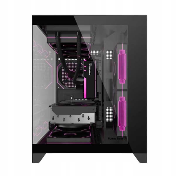 Power Train Gaming-chassi, glas, torn, 6x 120 mm aRGB-fläktar