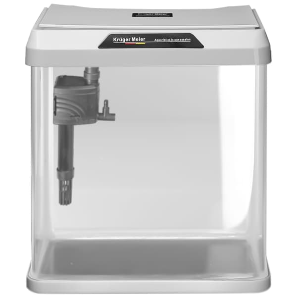 Kruger Meier Como Akvarium 7l - akvarieset vitt