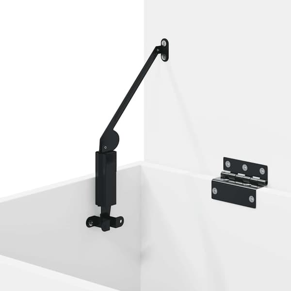 vidaXL kommode, hvid, 84x42x46 cm, træbaseret materiale