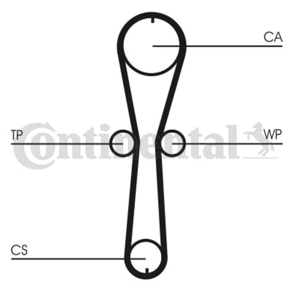 CONTITECH CT 915 jakohihna