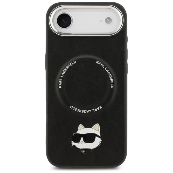 Karl Lagerfeld Choupette Pin MagSafe-etui til iPhone Air, sort