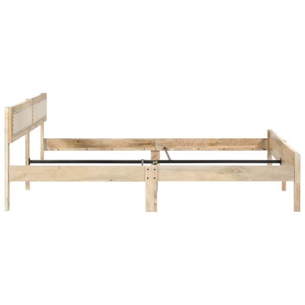 vidaXL Sängram massivt mangoträ 200 cm
