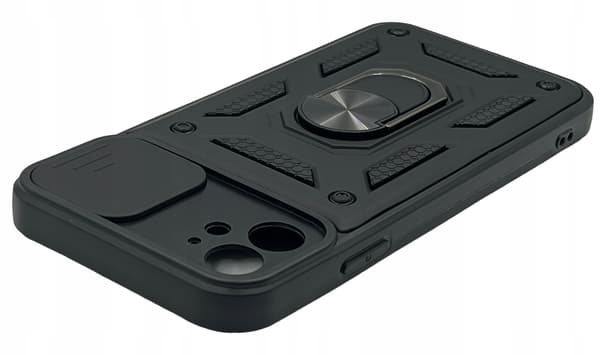 IPHONE 11 Defender Slide-skal, SKYDDSRING, FÖRSTÄRKT BAKSIDA + GLAS