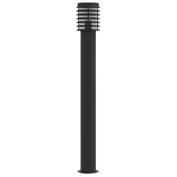 vidaXL havelampe sort 110 cm rustfrit stål
