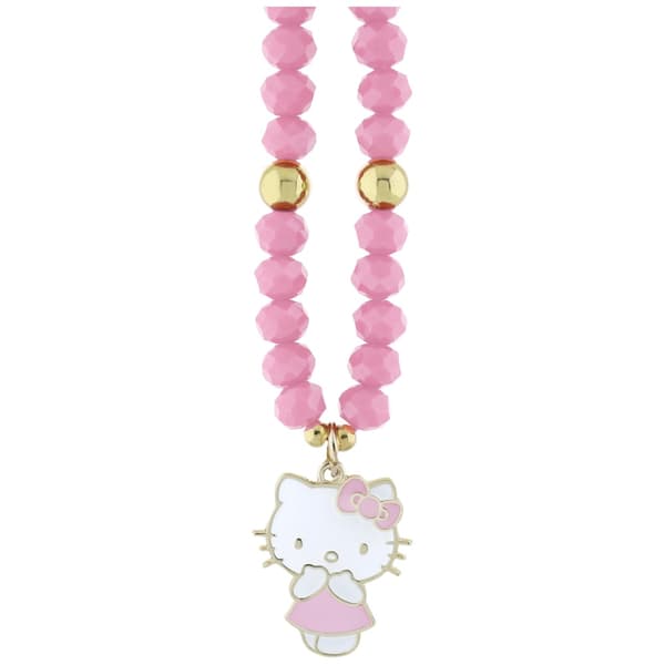 Hello Kitty Pärlor och Kulor Kitty Charm Telefonberlock, Rosa